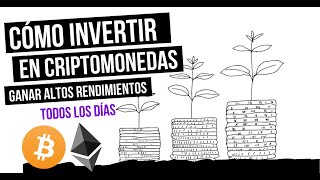 Cómo invertir en Criptomonedas PARA PRINCIPIANTES y ganar altos rendimientos todos los días 2022