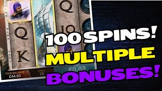 100 Spins On Age Of Gods: God Of Storms  Multiple Bonuses!