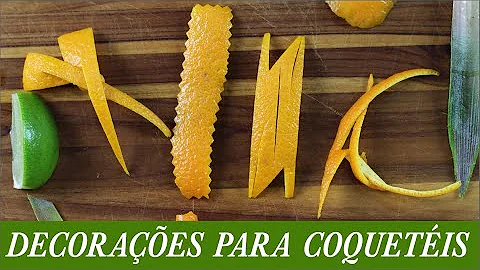 Como enfeitar um copo de gin?