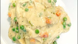 Creamed Chicken ~ Comfort Food ~ Easy Dinner Idea With Thrifty Chic Housewife