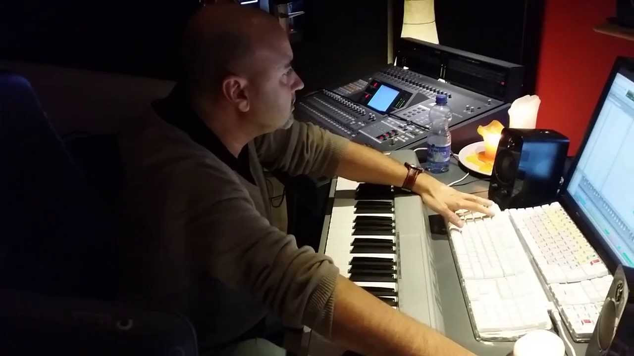 Urs Wiesendanger arranging, sketching a cello part