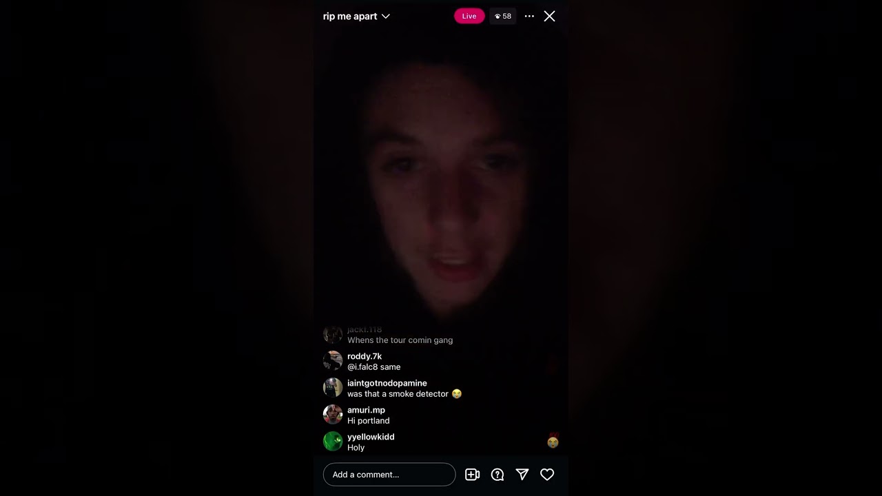 PureSnow 10/23/25 IG Live (Rip me apart & Unreleased)