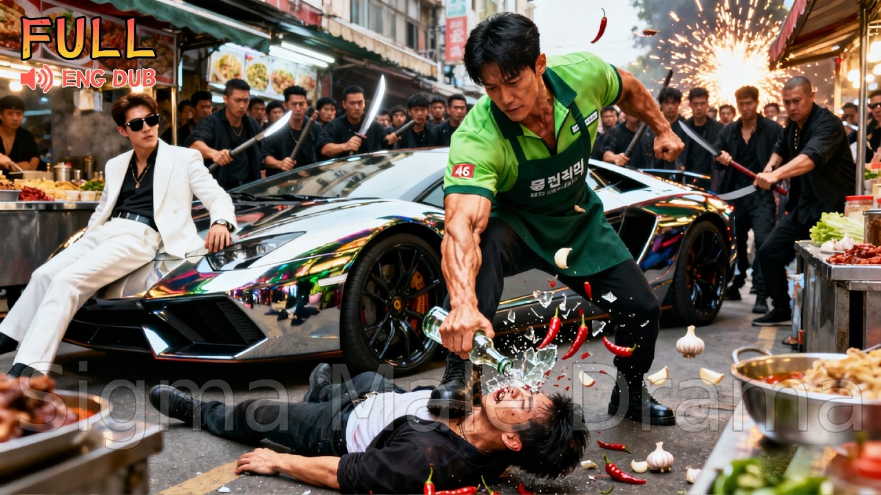 Street thugs smashed a deaf man’s stall, a delivery guy passed and beat them in 3 seconds—who is he?