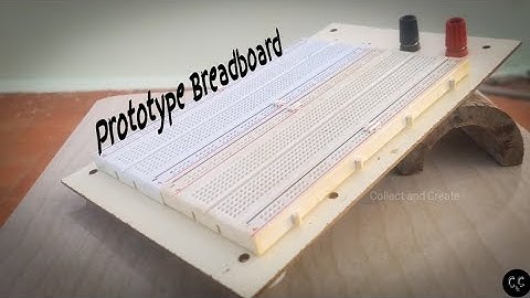 How to make a solderless Prototype Breadboard.