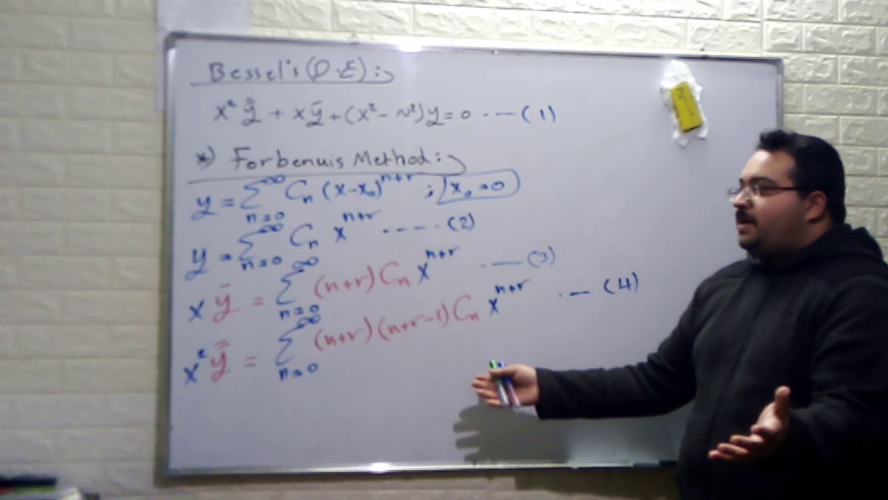 Solution of Bessel's Differential Equation by using Frobenius Method