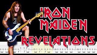 Iron Maiden - Revelations (🔴Bass Tabs - Notation) By @ChamisBass #chamisbass