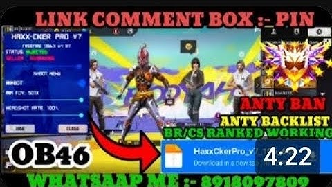 THE KING CHEATS V59 | OB47 FF HACK | FREE FIRE MOD MENU | THE KING CHEATS MOD MENU | FF HACK 2025