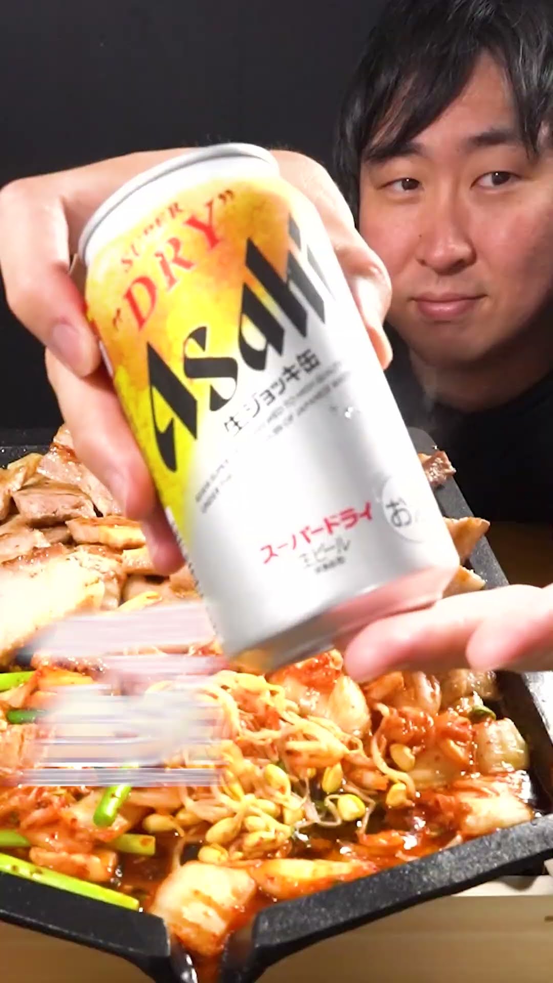 サムギョプサルが美味すぎる！！ #スーパードライ #生ジョッキ缶 #pr