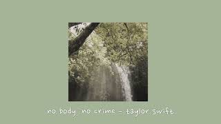 no body, no crime - taylor swift {sped up} Resimi