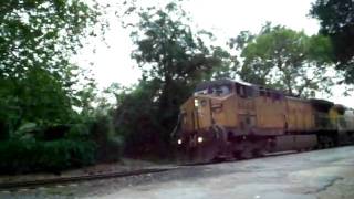 2 UP C44-9W's 6843,6691