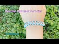 How to make beaded bracelet, Jewelry making tutorial, pearl + rondelle + seed beads