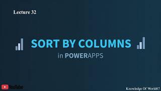 Sort by Columns In Power Apps || Learn Power Apps #powerapps #viral #education #sharepoint