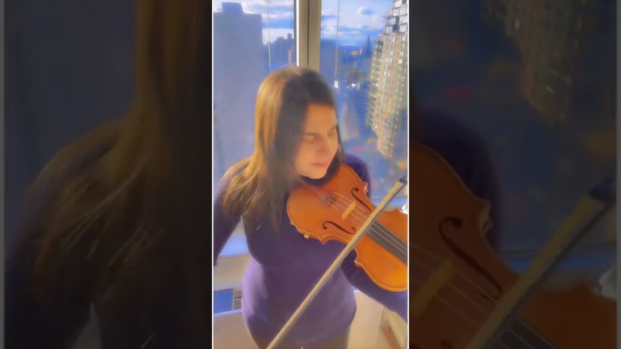 Assista a 🌈 Bright Sunset in NYC (violin) #shorts no YouTube Assista a 🌈 Bright Sunset in NYC (violin) #shorts no YouTube
