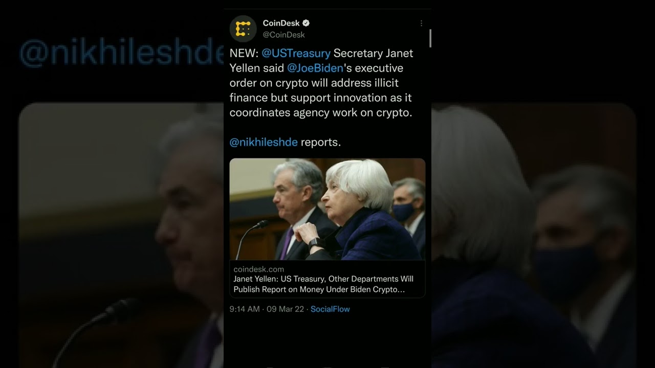 Janet Yellen: US Treasury, Other Departments Will Publish Report ...