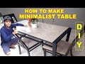 DIY HOW TO MAKE MINIMALIST TABLE | PAANO ANG MADALING PAGGAWA NG MINIMALIST TABLE