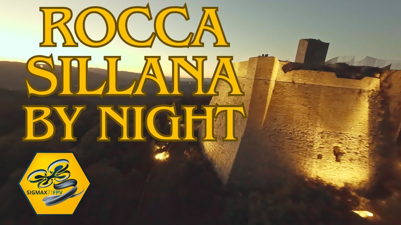 ROCCA SILLANA BY NIGHT - POMARANCE (PI)  #roccasillana #pomarance #castellitoscani #fpvdrone