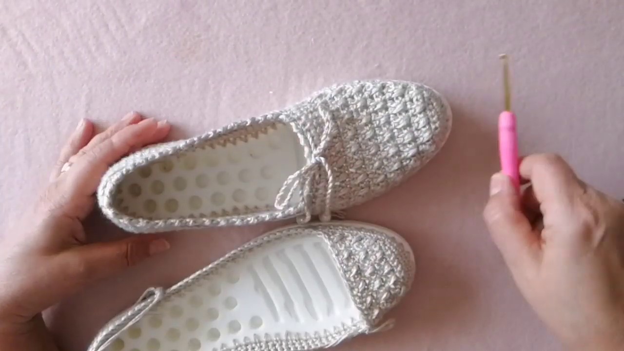 Espadrile crosetate Laura partea 2