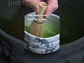 Inside a bamboo matcha whisk shorts