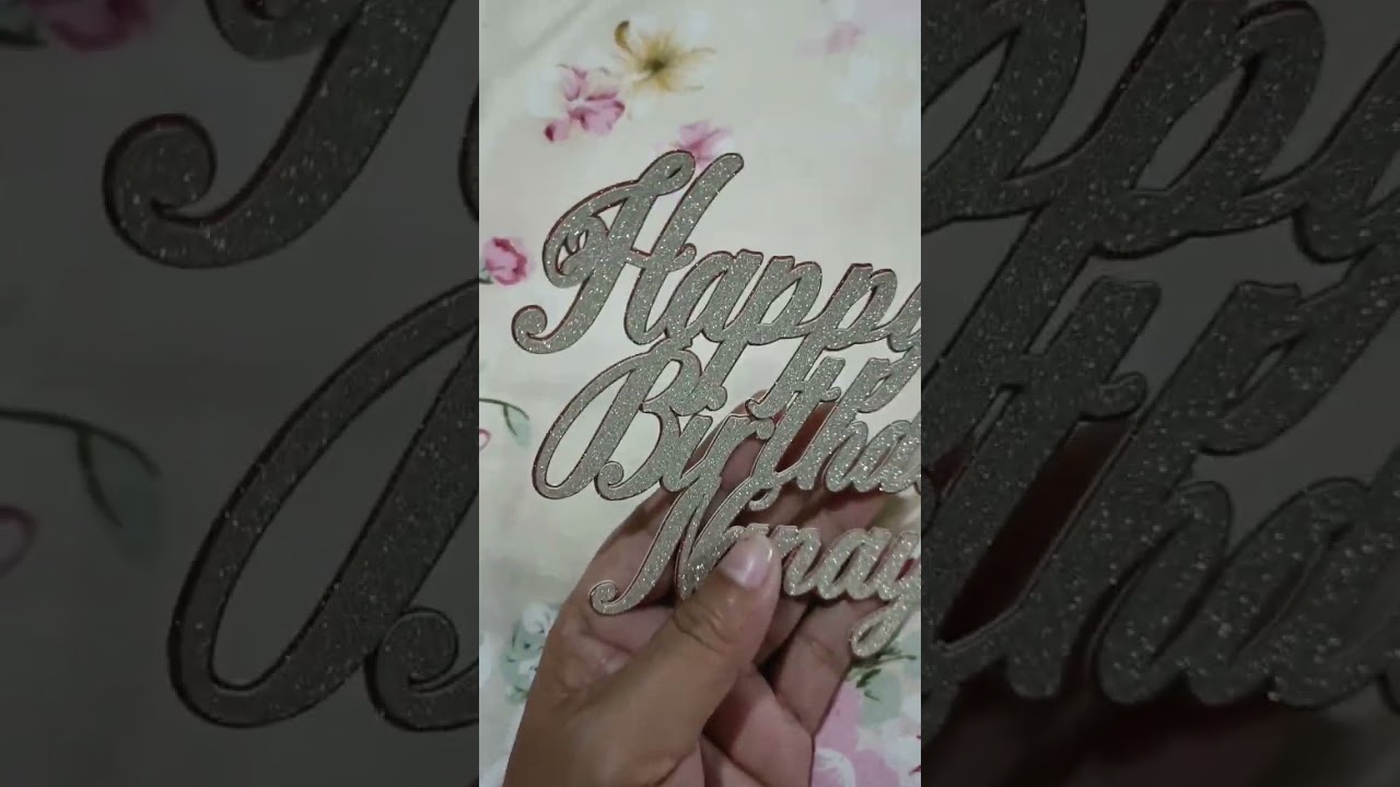 DIY Cake Topper 4 Bouquet 