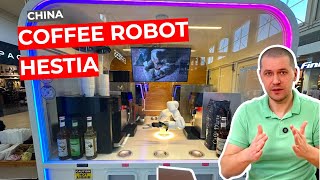 coffee robot c1 pro - robot barista by hestia robotics c1pro coffee robot (hestiarobotics) china