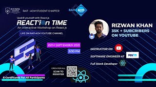 REACT’ion Time | Workshop on React 2021