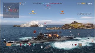 First Game in The Vermont . World of Warships Legends