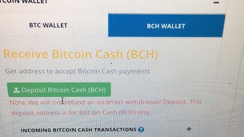 Bitconnect BitcoinCash Deposit Enabled Now