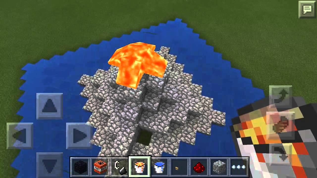 Minecraft tutorial#1 (come costruire un vulcano) - YouTube