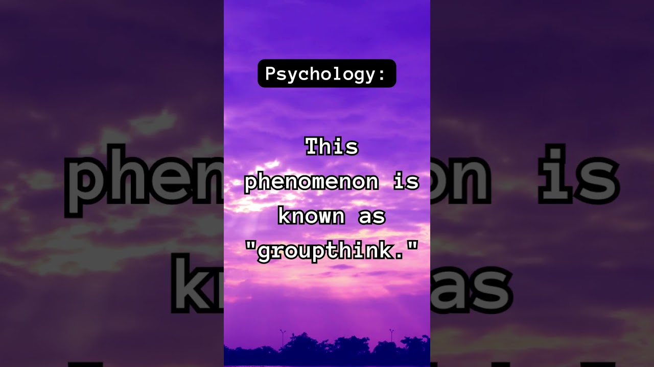 The Psychology of Groupthink: Why We Follow the Herd. 