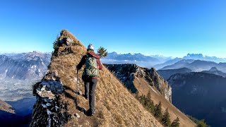 Hiking in Switzerland | Le Grammont to Alamont | Swiss Alps Canton Valais | 2020 (4K-Video)