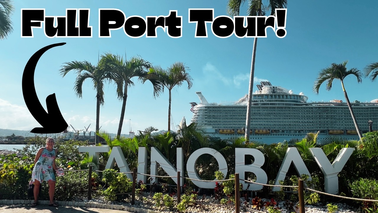 Check out this cruise port!  Full Walking Tour at Taino Bay, Puerto Plata in the DR