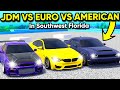 Jdm vs euro vs american car competition in southwest florida