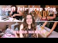 Prepping for mezzo market  learning to sew keychains  craft fair prep  studio vlog 61