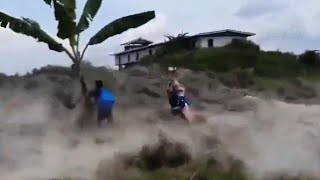 Tonga Tsunami Unseen Footage | January15, 2022 Resimi