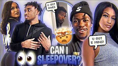 Asking Random College Students If I Could Sleepover!
