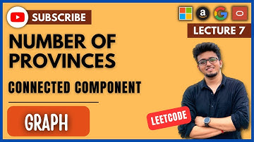🚀 Graph Tutorial 7: Number of Provinces | Connected Components | Leetcode | Data Structures | Graph