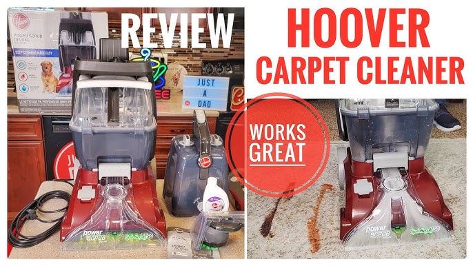 Best Buy: Hoover Power Scrub Deluxe Corded Carpet Upright Deep Cleaner Red  FH50150V
