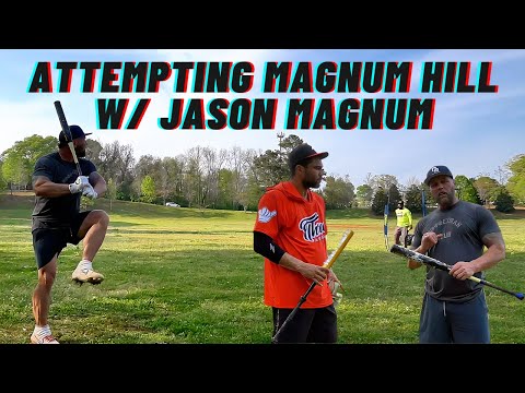 Attempting Magnum Hill w/ The Boogeyman himself Jason Magnum | USSSA Slowpitch Bat Review