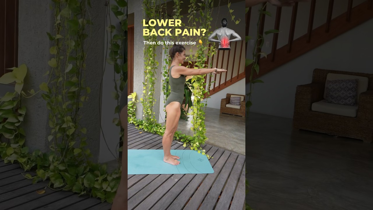 LOWER BACK PAIN? Then do this exercise 🙌🏻 