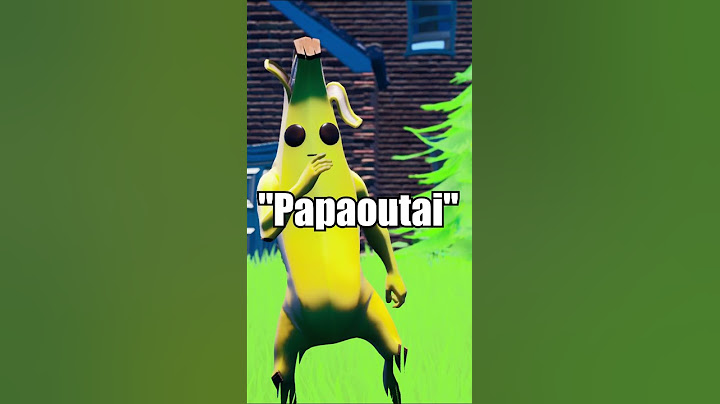 La chanson "Papaoutai" de Stromae sur Fortnite ! #Shorts NATMOR