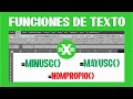 Funciones de texto en excel