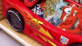 CARS 2 Lightning McQueen BED!!!