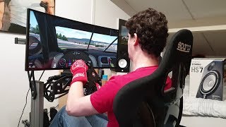 Yamaha HS7 Studio Monitor Speakers + HS8S Subwoofer iRacing Test screenshot 2