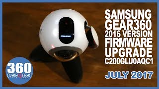 Gear 360 (2016) - Firmware Update - July 2017