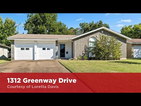 1312 Greenway Drive, Mesquite, TX home video tour