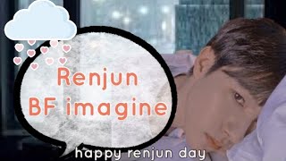 renjun boyfriend ASMR imagine ~ cuddling/rain/heart beat