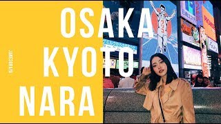Osaka Kyoto Nara Vlog กินปูยักษ์ กินเนื้อโกเบคำละ 600บาท | Jane Soraya
