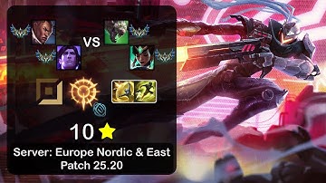 Lucian ADC + Taric vs Twitch + Karma - EUNE Challenger - Patch 25.20