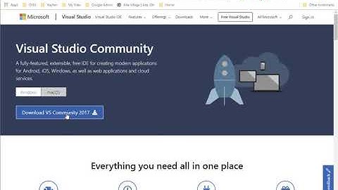 Project 1 - Installing Visual Studio Community Edition