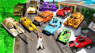 Collecting SECRET MILITARY VEHICLES in GTA 5!